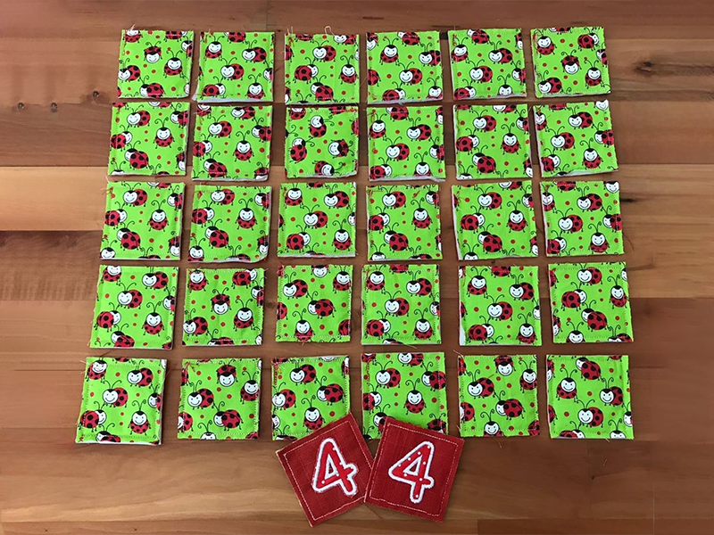 Memo Zahlen Spiel - ITH-Stickdatei